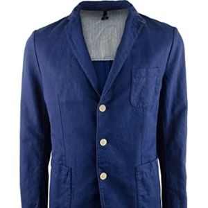 Hugo Boss Slim Unstructured Sport Coat Navy 46R